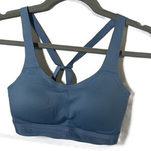 Lululemon Fine Form Bra Utility Blue UTYB - Size 32C